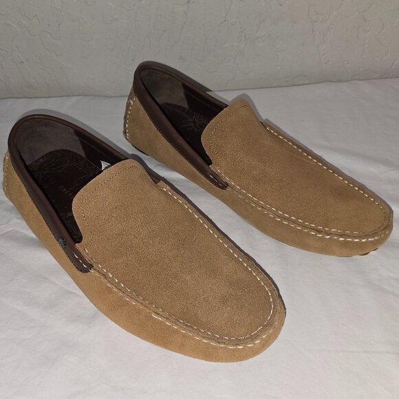 UGG Australia Bel-Air Brown Suede Venetian Driving Loafers Moccasins Men's 11 US - Picture 2 of 8